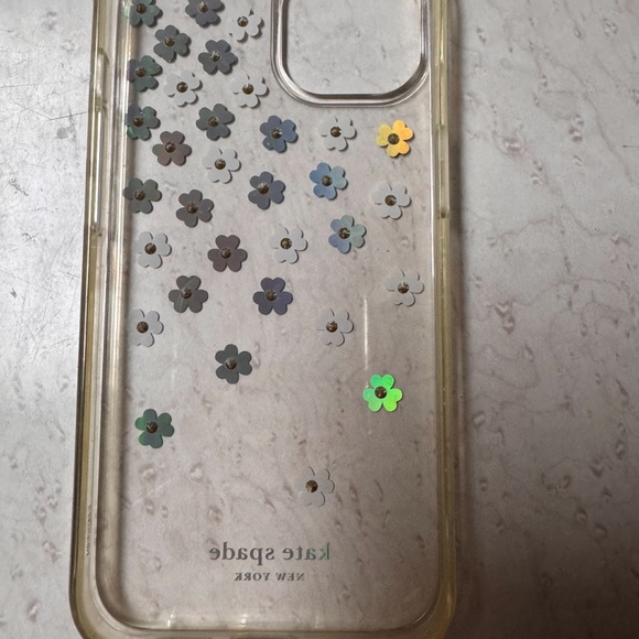 Kate Spade Clear Floral Phone Case - Iridescent for iPhone 13 - Picture 3 of 3